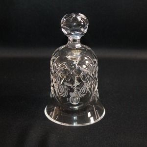 Waterford Crystal Bell 1985 12 Days of Christmas Two Turtle Doves
